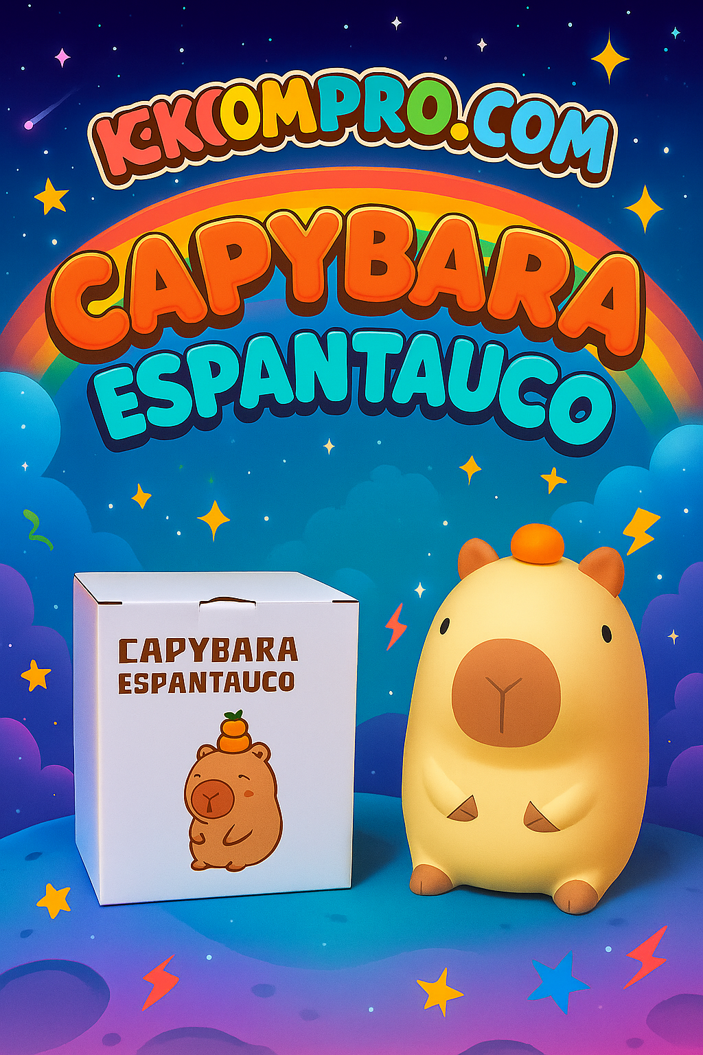 Luz Nocturna De Silicona Capybara
